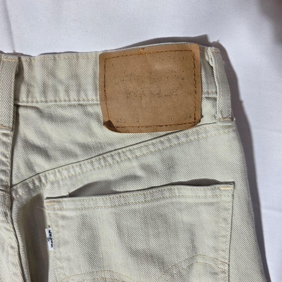 [30]90s 리바이스 JPN 512 화이트탭 데님팬츠 상품이미지6