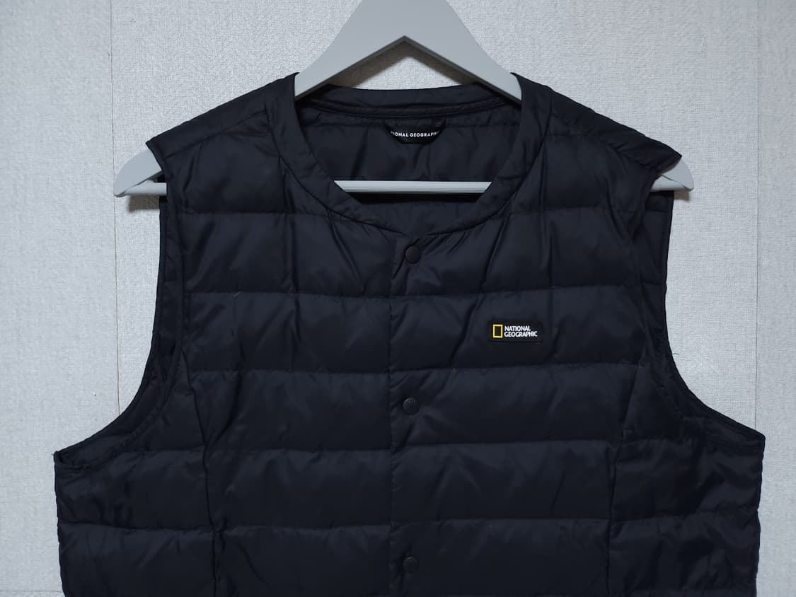 내셔널지오그래픽 프리미엄 블랙 덕다운 패딩조끼 남성 L
 상품이미지3