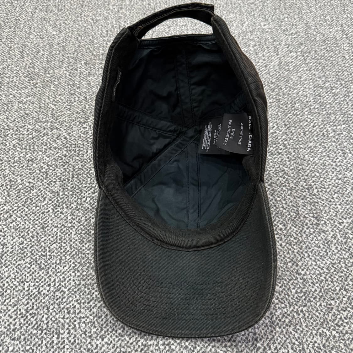 L 발렌시아가 BALENCIAGA 기본로고 빈티지 볼캡 모자 상품이미지7