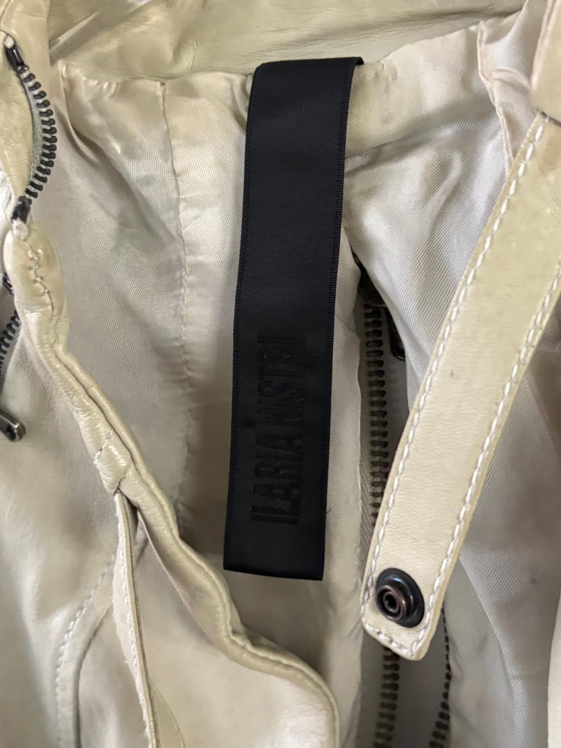 일라리아 니스트리 램스킨 레더 베스트  상품이미지8