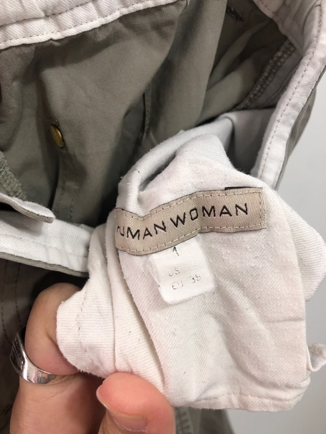 human woman 와이드 카고 팬츠 상품이미지3