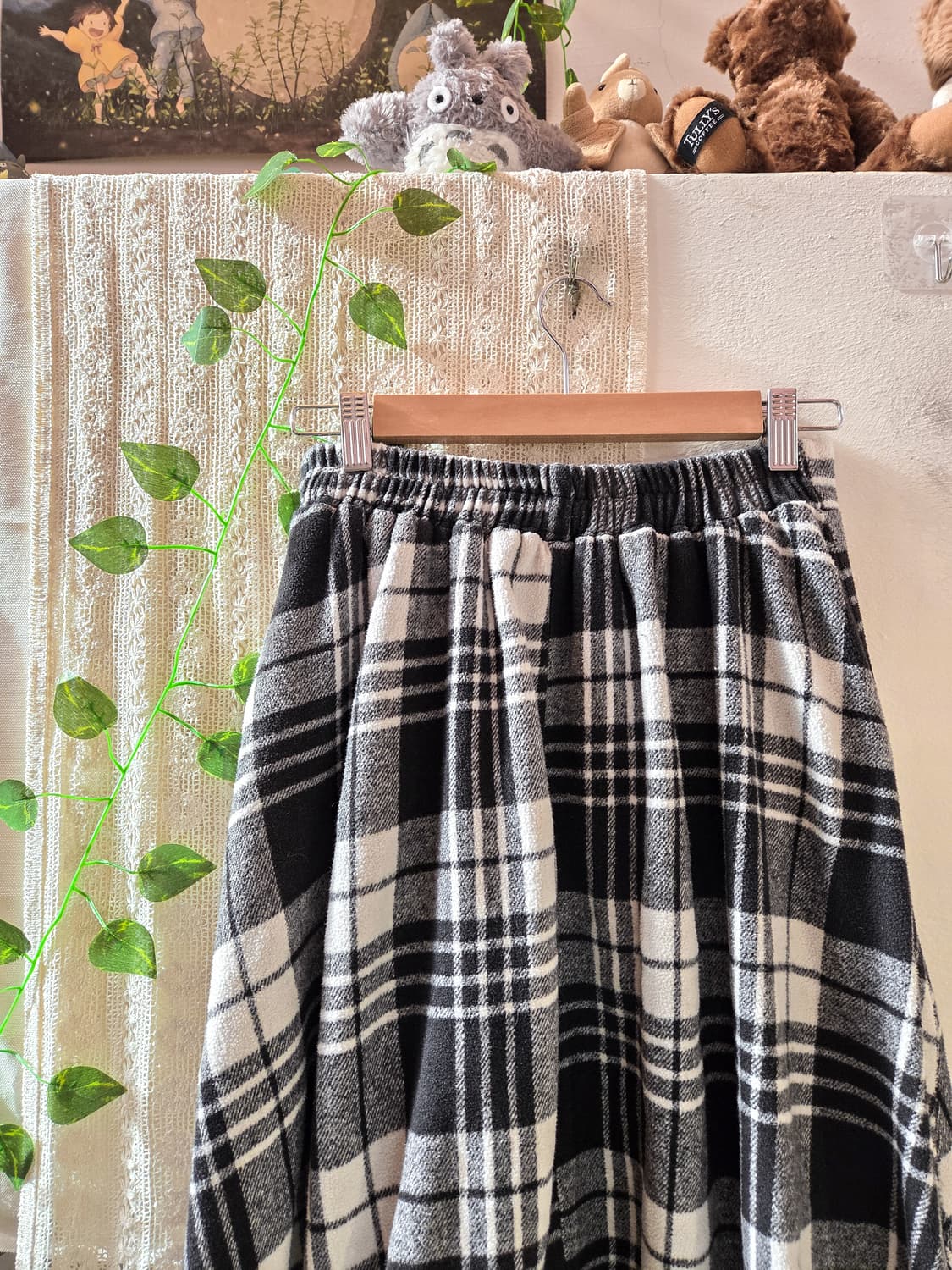 체크 포근 스커트 상품이미지5