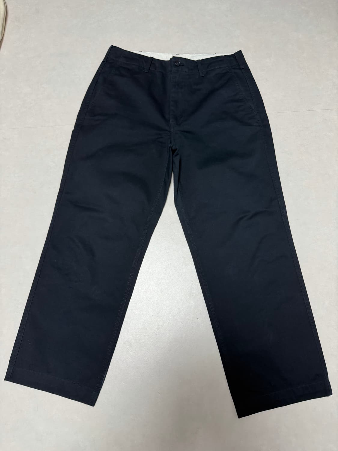 무인양품 네이비 치노 팬츠 32 상품이미지1
