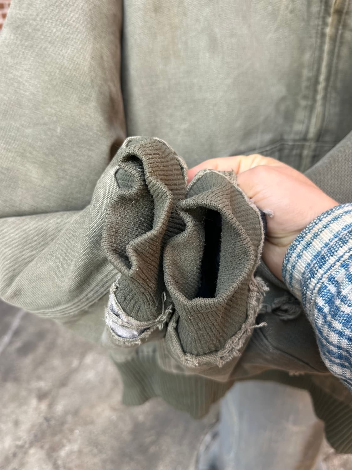 칼하트 디트로이트 덕 액티브 모스그린 워크자켓 J130 상품이미지7