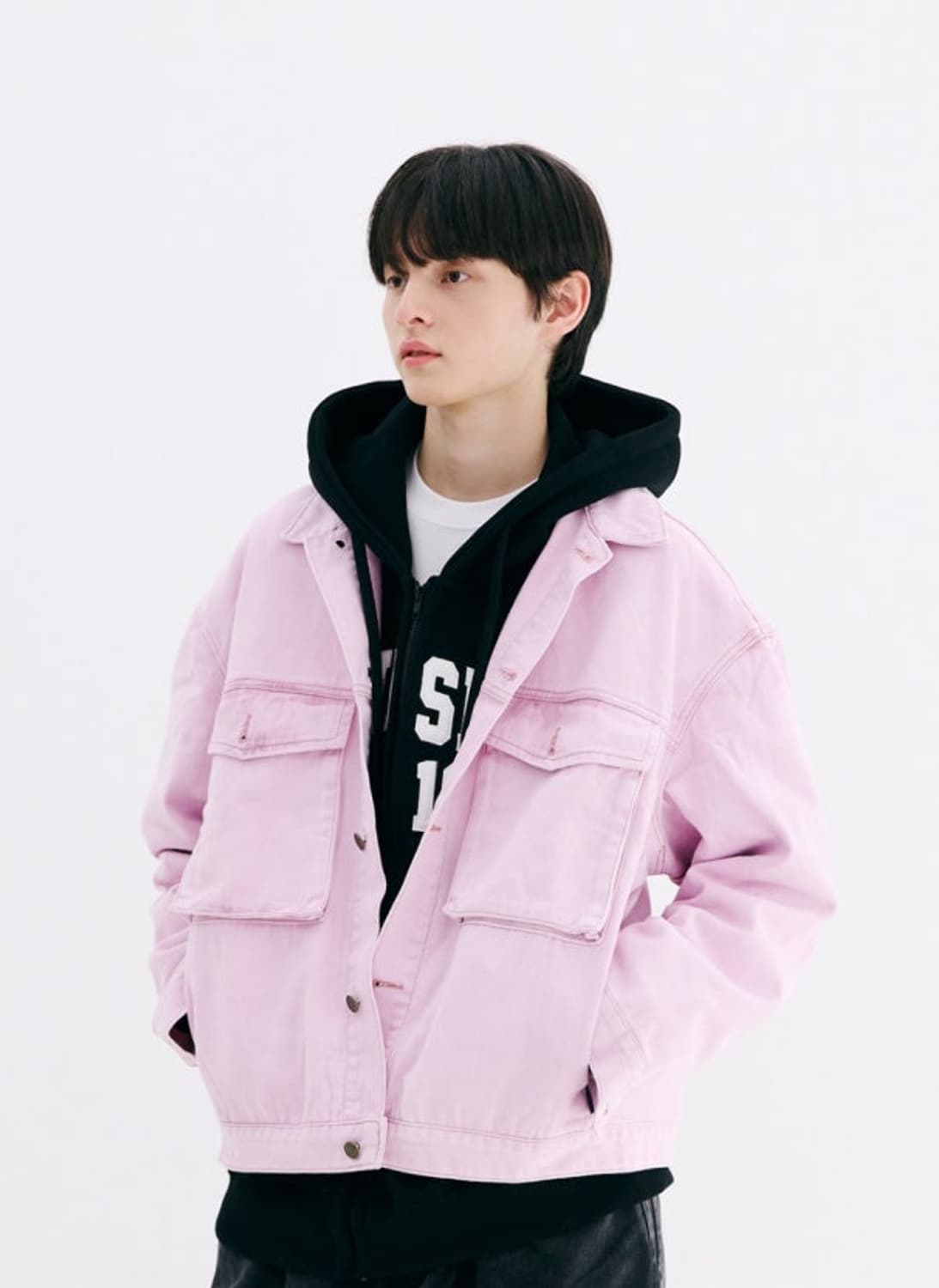 비에스래빗 BS RABBIT 빅 카고 데님자켓 L 상품이미지6