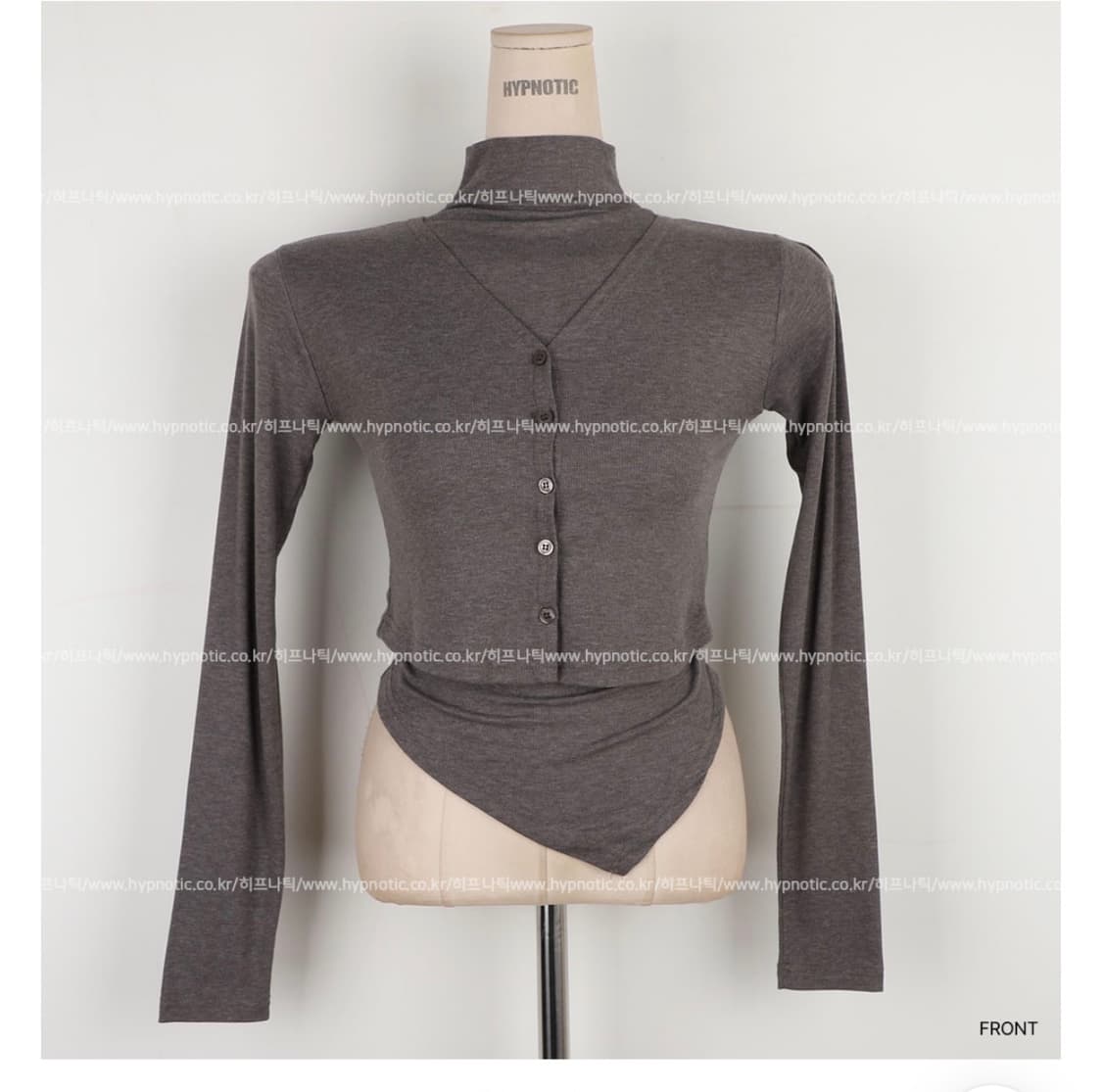 히프나틱 반폴라 가디건 세트 상품이미지2