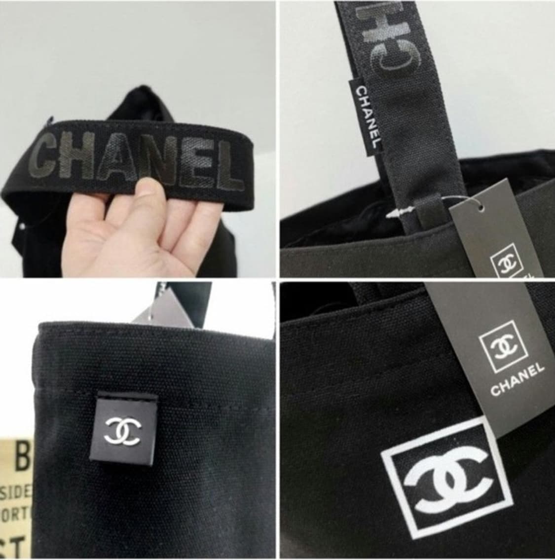 샤넬 노벨티 원핸들 에코백 블랙 상품이미지4
