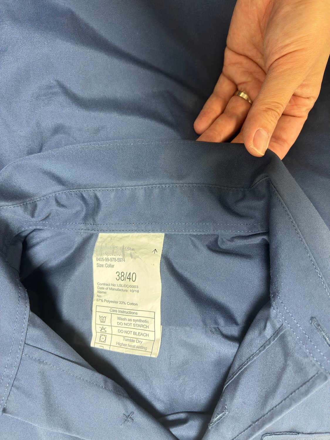 영국군 공군 RAF 보급 셔츠 38/40(105) 상품이미지4