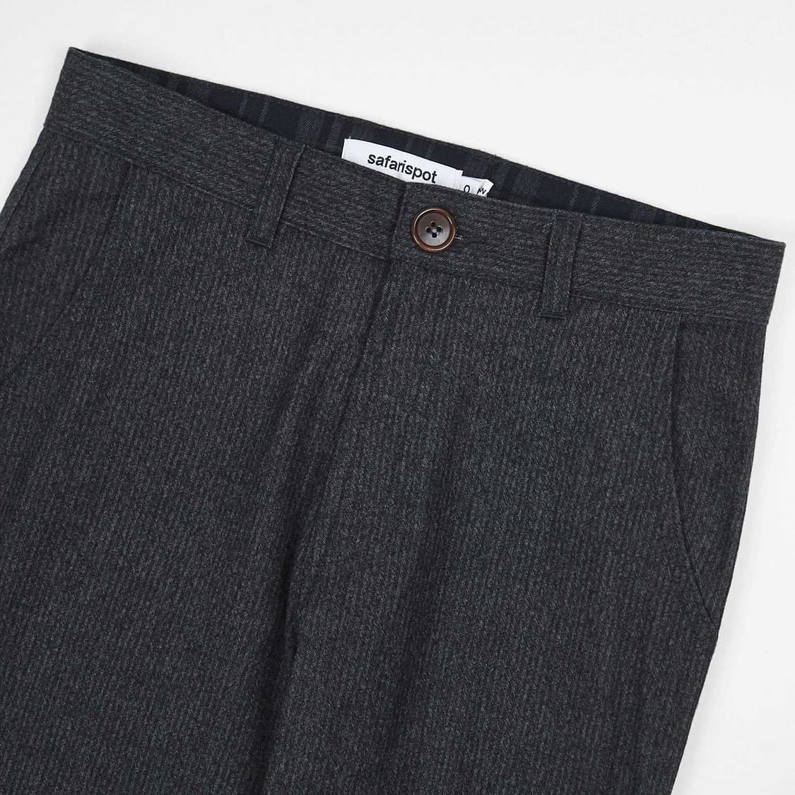 Safarispot Two Button Wool Pants (Black) 상품이미지4