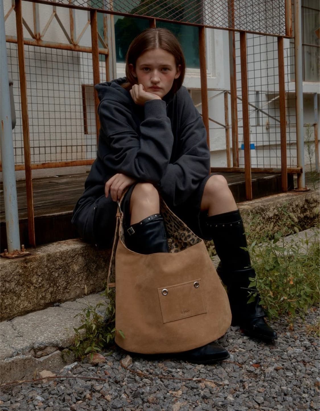 레터리 숄더백 , 가방 (새상품) 정가:12.9만 상품이미지4