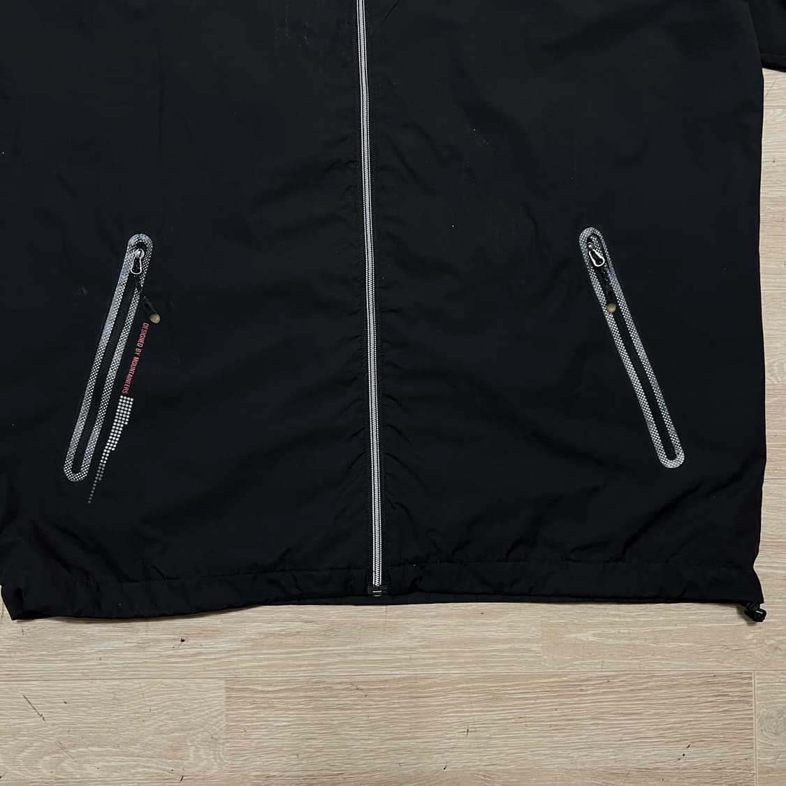 블랙야크 아쿠아쉴드 로고 방수 바람막이 집업자켓 [블랙] XL/105 상품이미지3