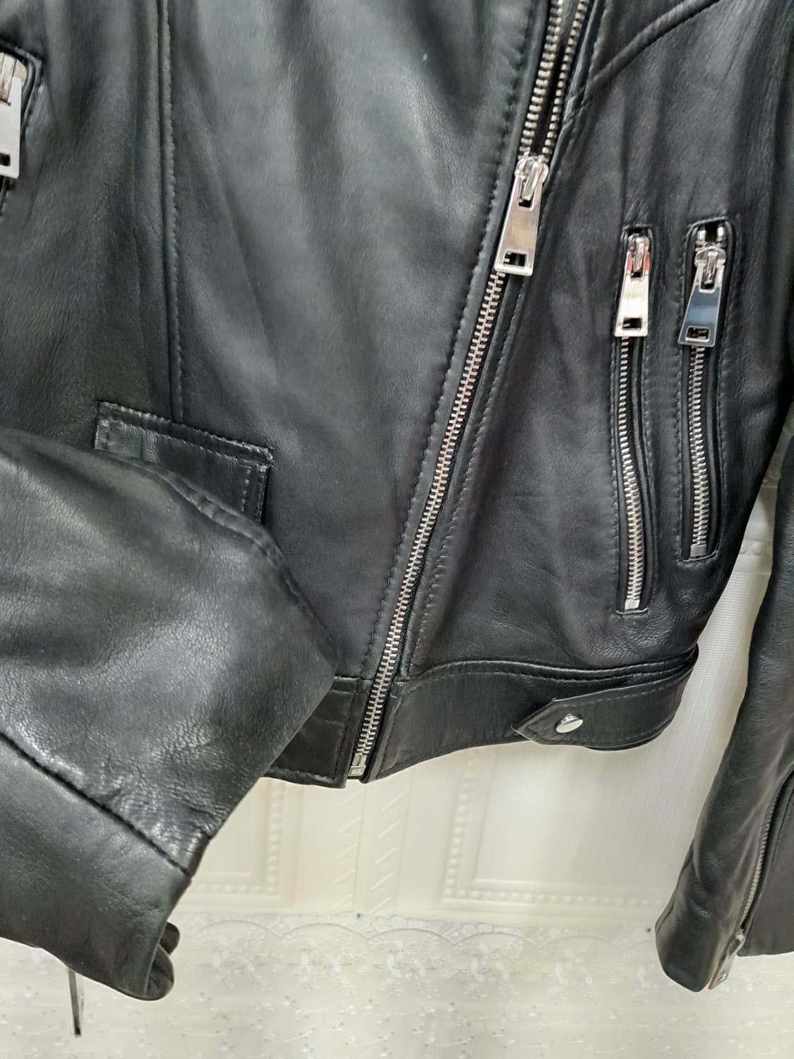 자라 여성 양가죽 라이더자켓  상품이미지3