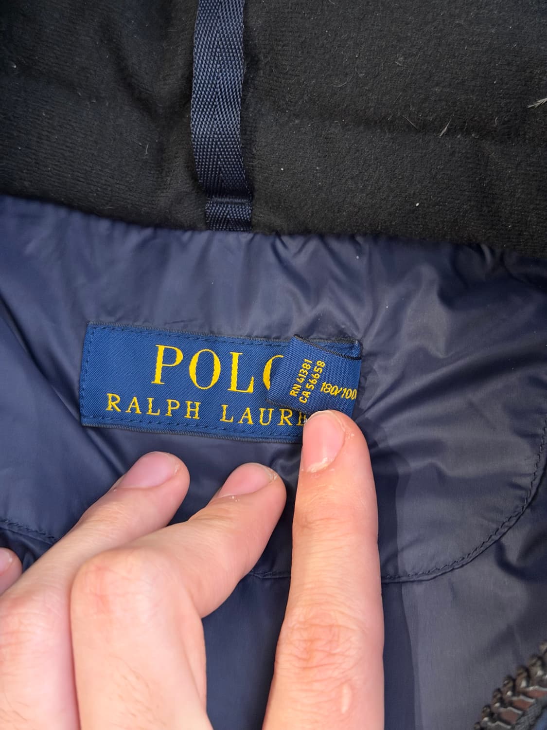 폴로 랄프로렌 신형 고프코어 후드 패딩 네이비 상품이미지7