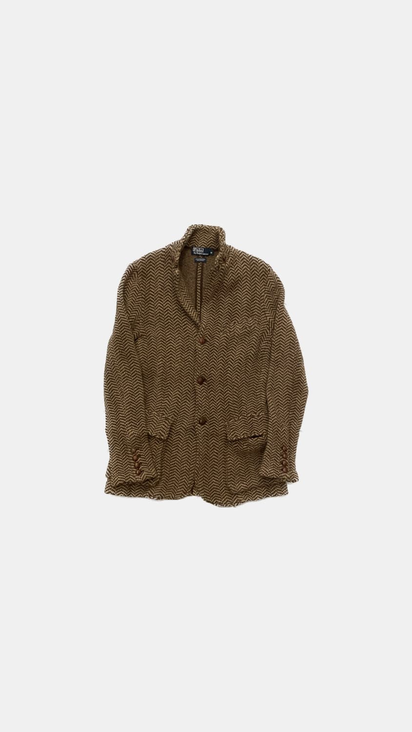 폴로 알파카 니트자켓 상품이미지1