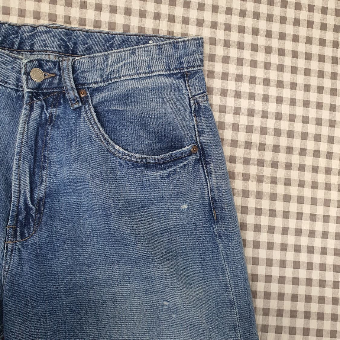 자라 와이드 데님 청바지 남자31 상품이미지3