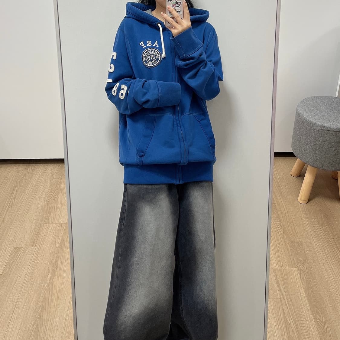 아베크롬비 자수로고 포카리 후드집업 105 상품이미지2