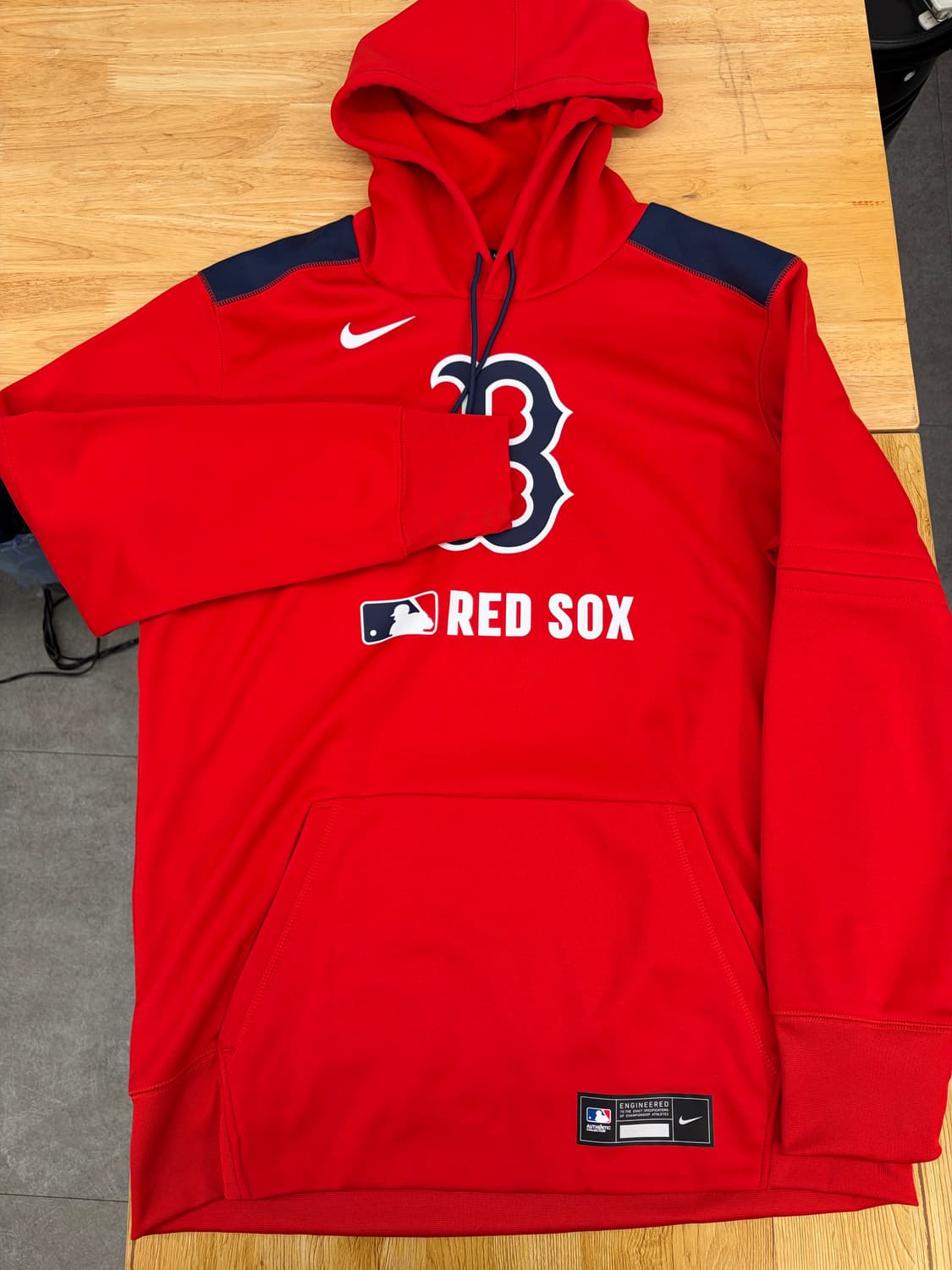 [L] 나이키 x 보스턴 레드삭스 후드티 레드 상품이미지1