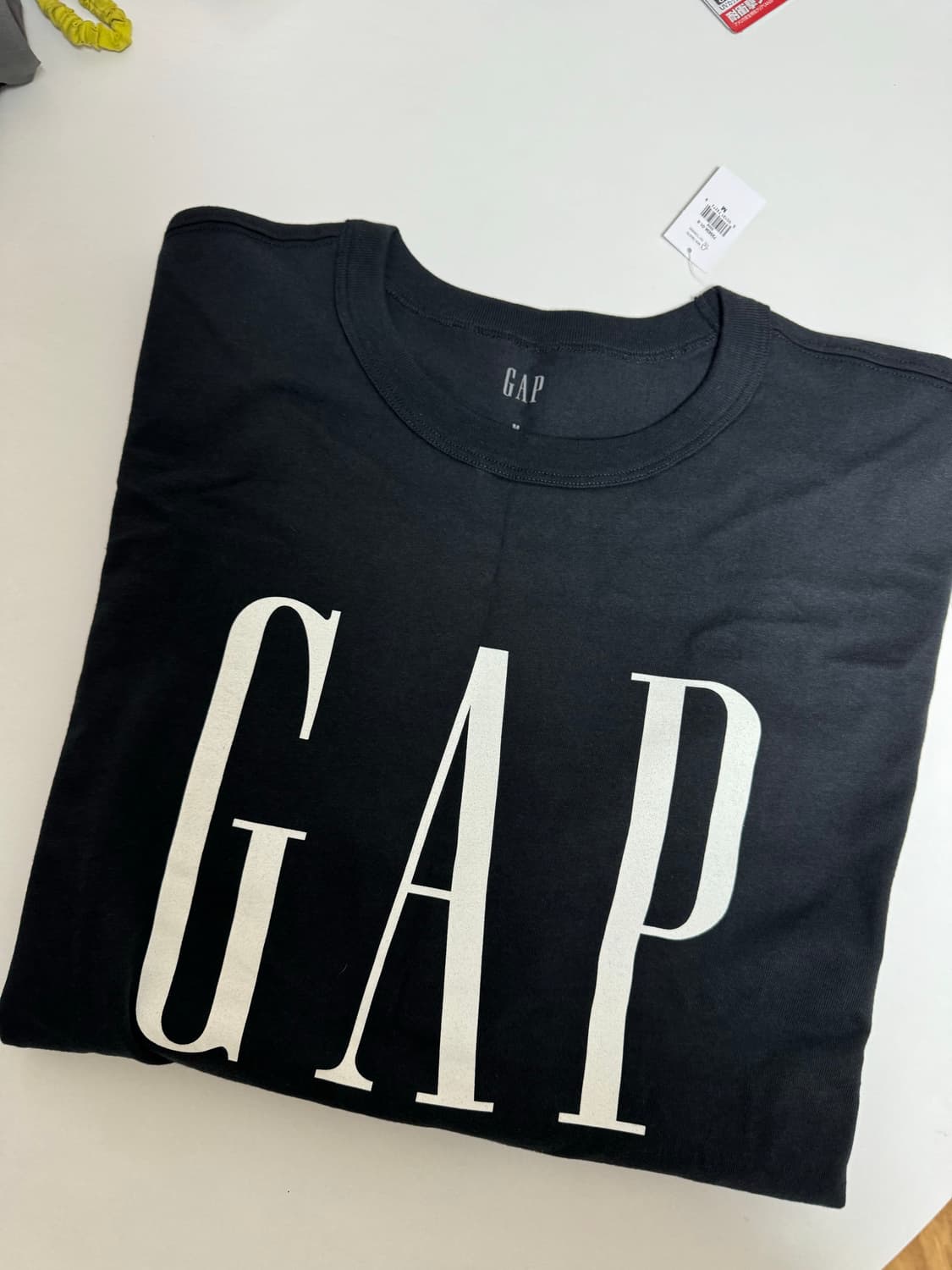 새상품) 쿄카 GAP 티셔츠 블랙 스으파 스월파 상품이미지4