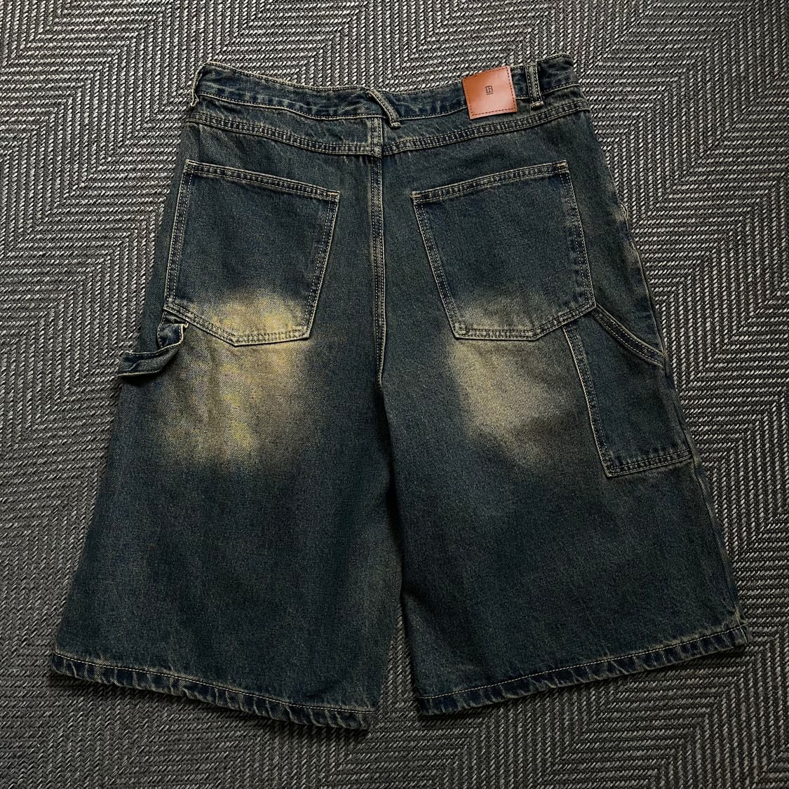 디미트리블랙 워싱 데니 카펜터 버뮤다 팬츠y 4571 상품이미지2