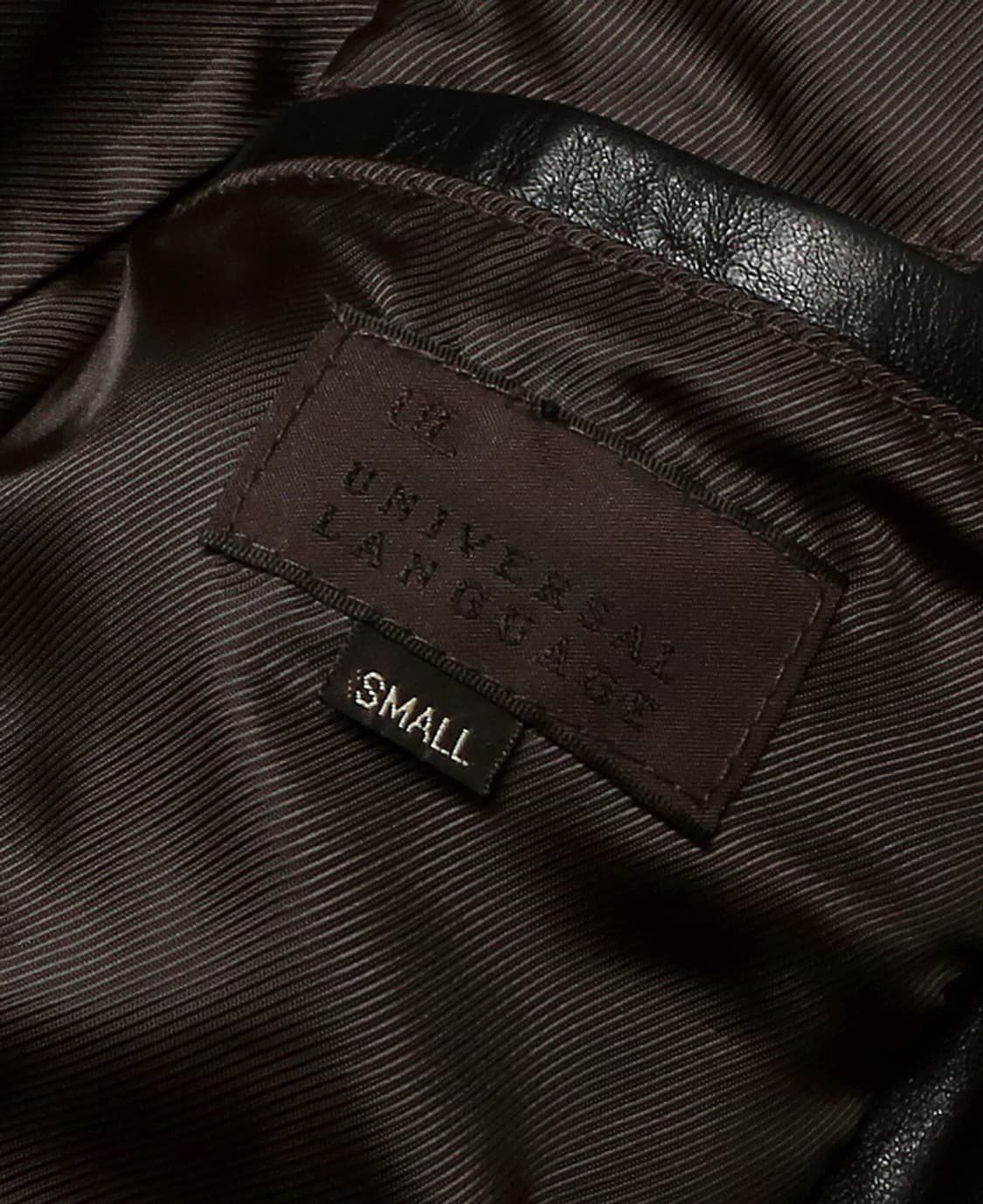 유니버셜 랭귀지 [Universal Language] 가죽 트렌치 코트 상품이미지9