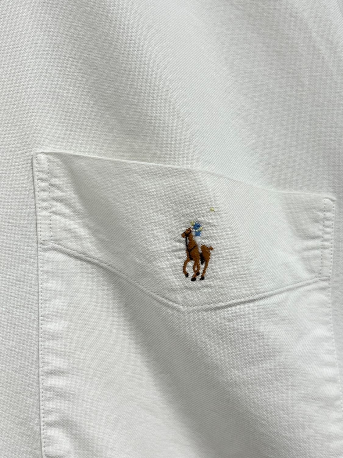 폴로 랄프로렌 옥스포드 화이트 셔츠 오버핏 상품이미지3