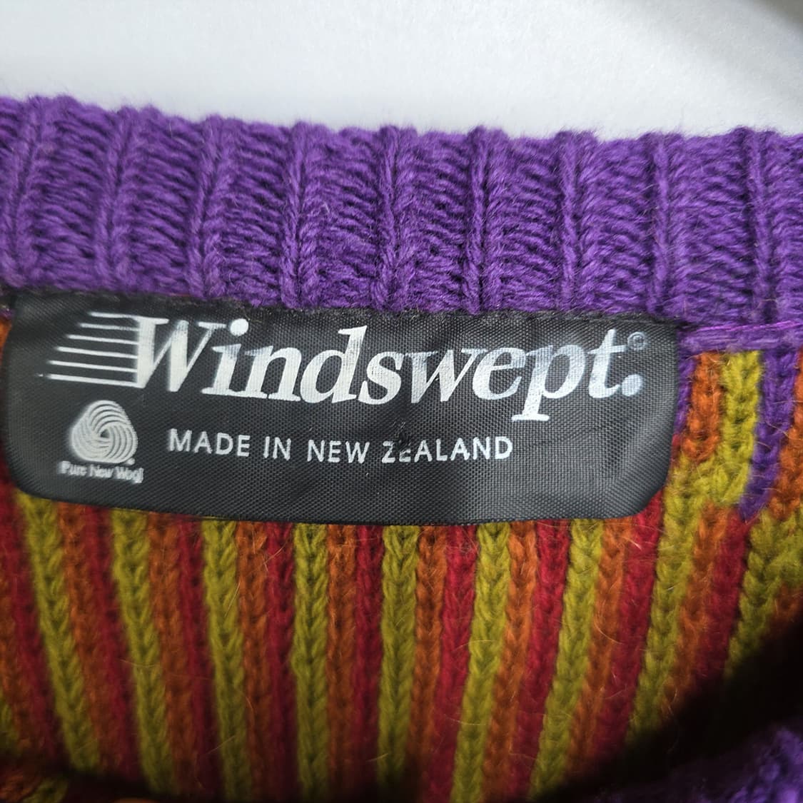 윈드스웹트(windswept) 뉴질랜드 울니트 아가일 40 상품이미지7