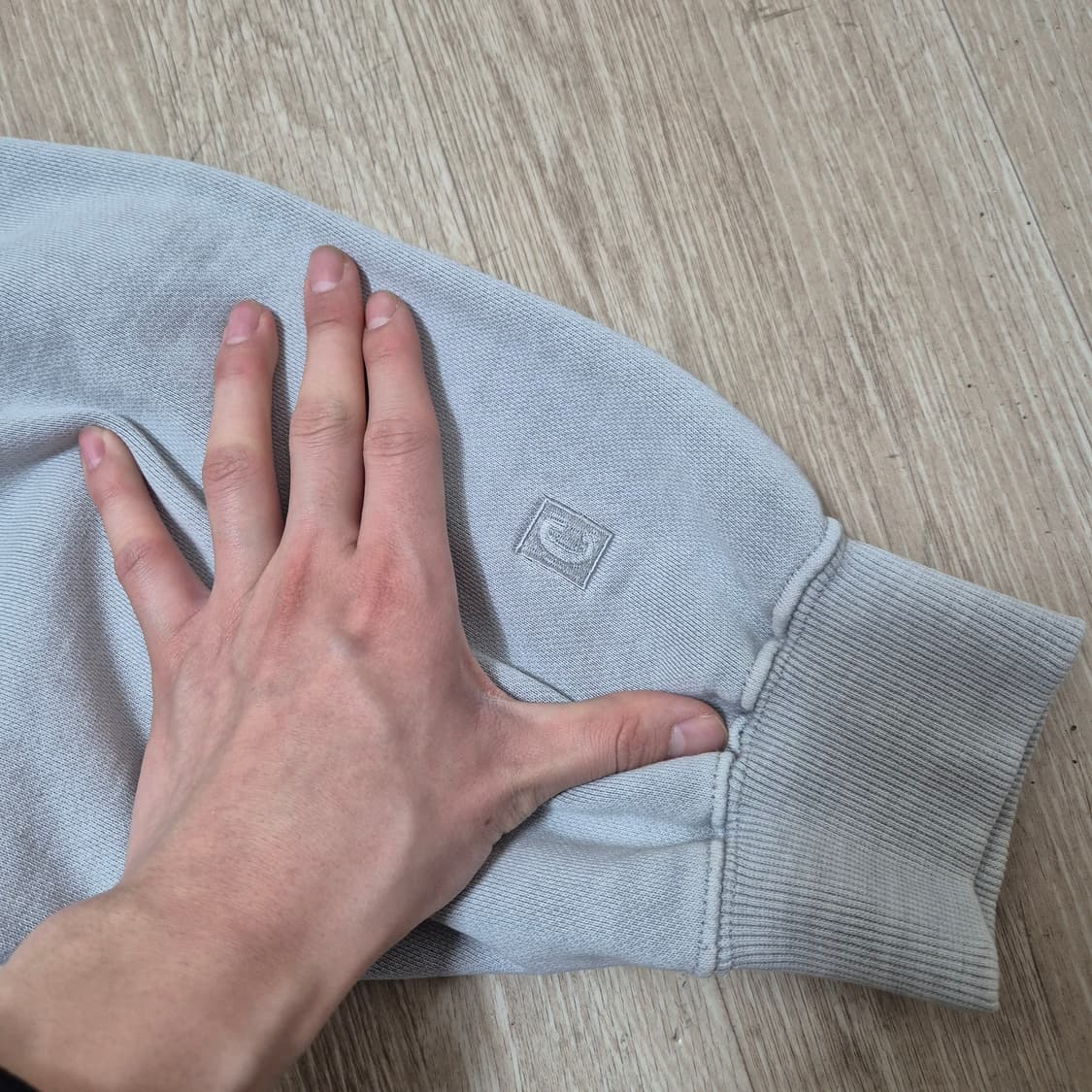 커버낫 빅로고 가먼트다잉 맨투맨 M(95) 상품이미지7