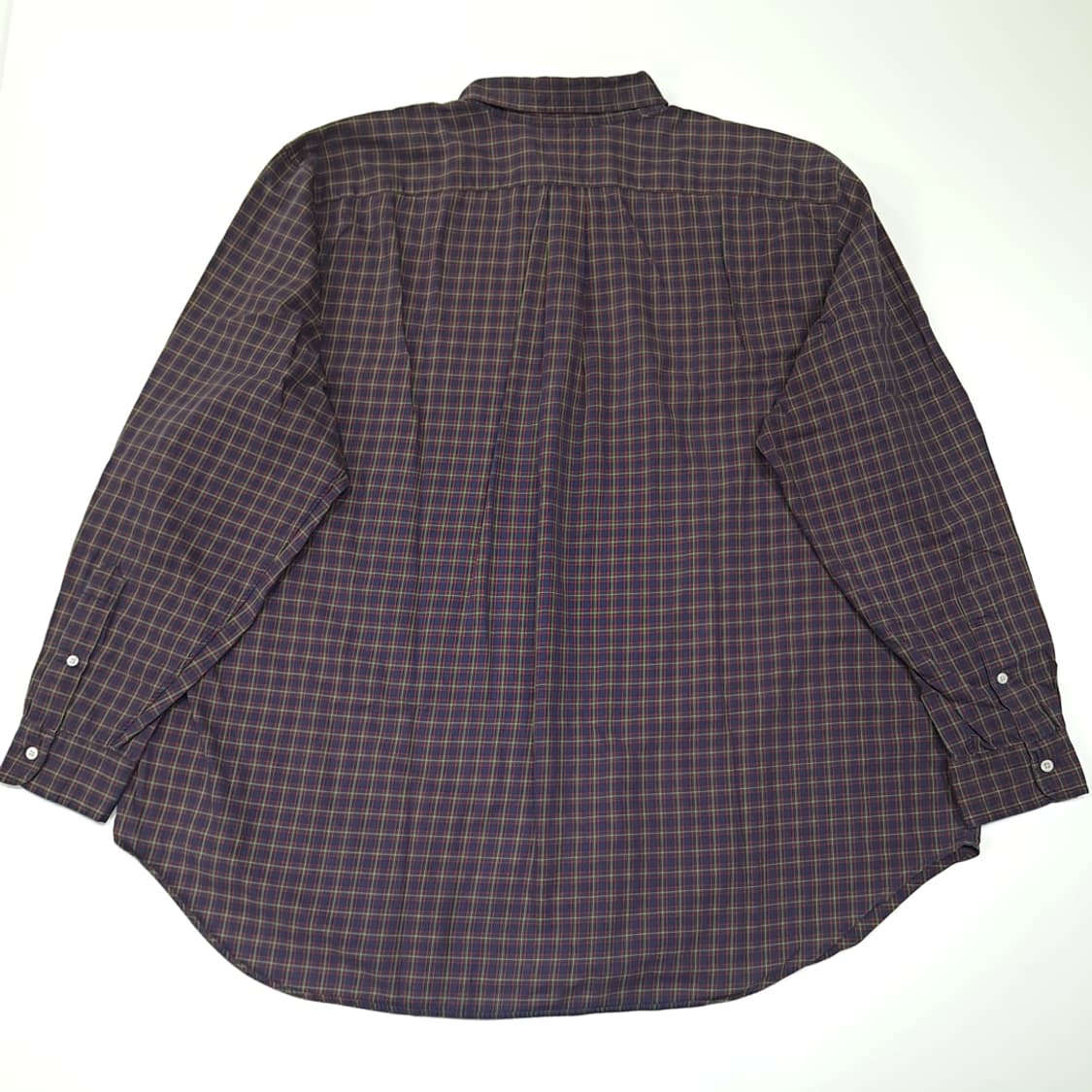 CL514 2XB 폴로 00s 코튼 블랙워치 타탄체크 네이비 셔츠 남방 상품이미지6