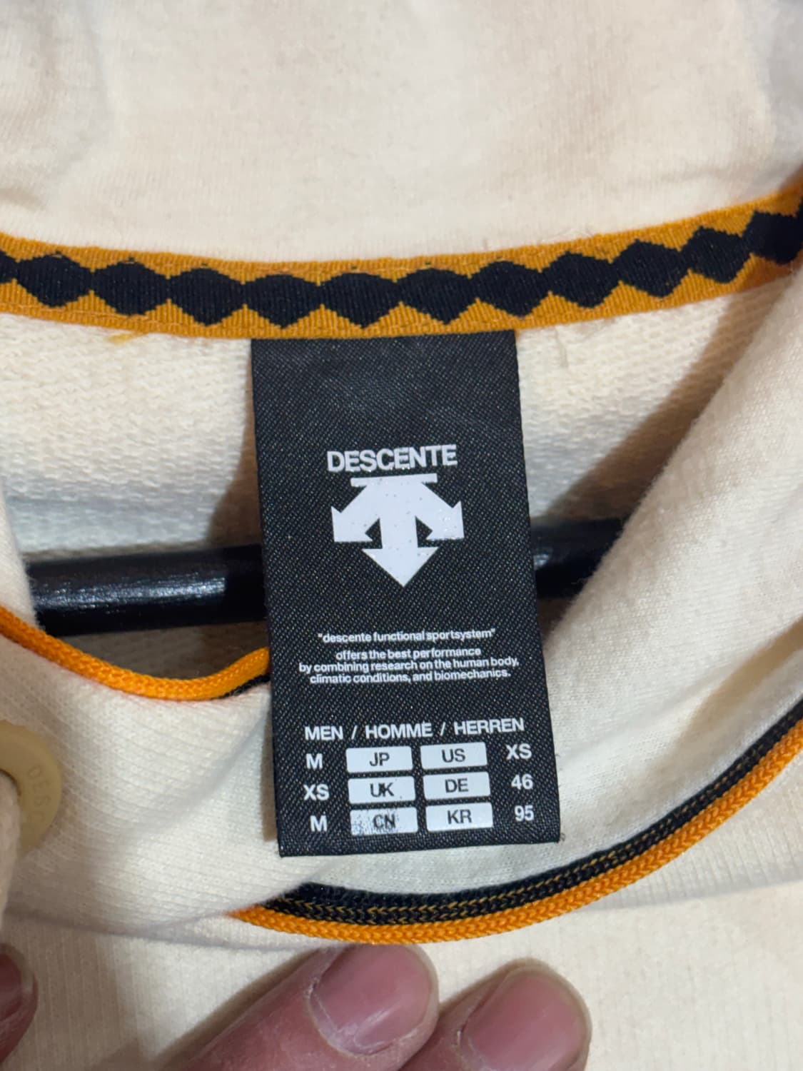 데상트 후드티 95사이즈 상품이미지5