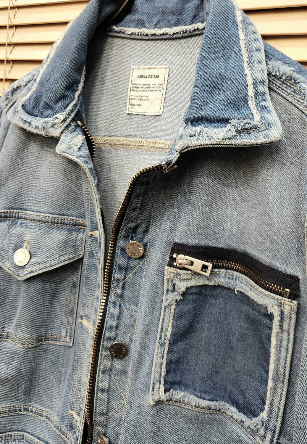 쟈딕앤볼테르 킥 디스트로이드 이효리청자켓 상품이미지2