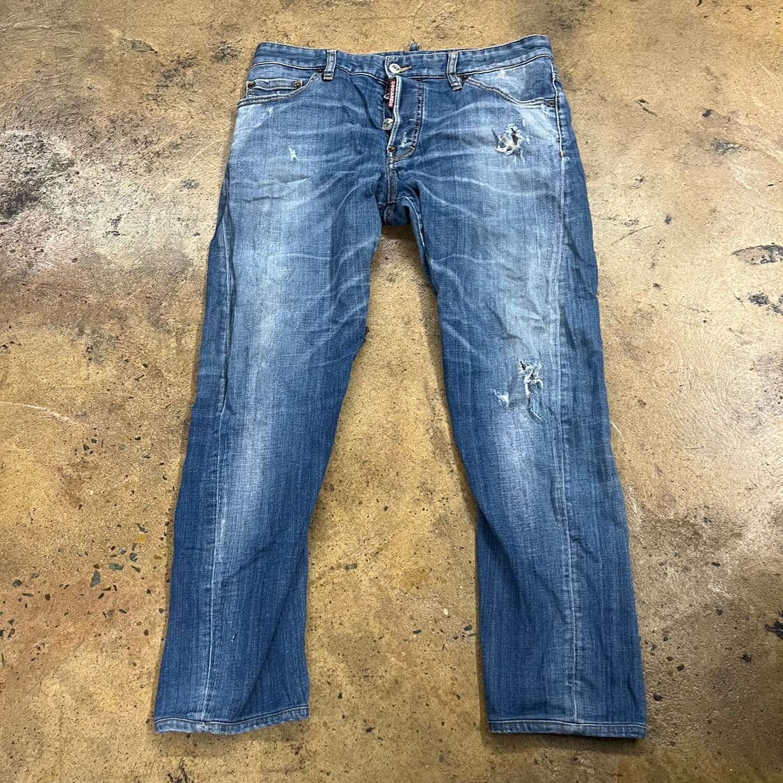 [정품/50] DSQUARED2 디스퀘어드 블루 데님 청바지 b15 상품이미지2