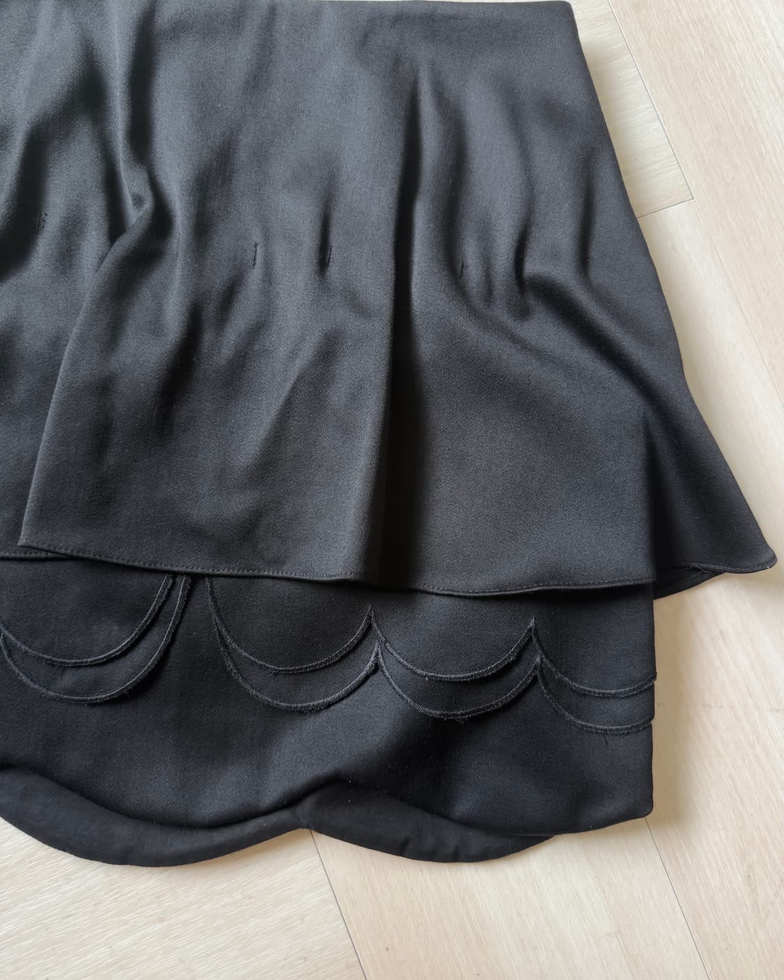cloud stitch layered mini skirt 상품이미지5