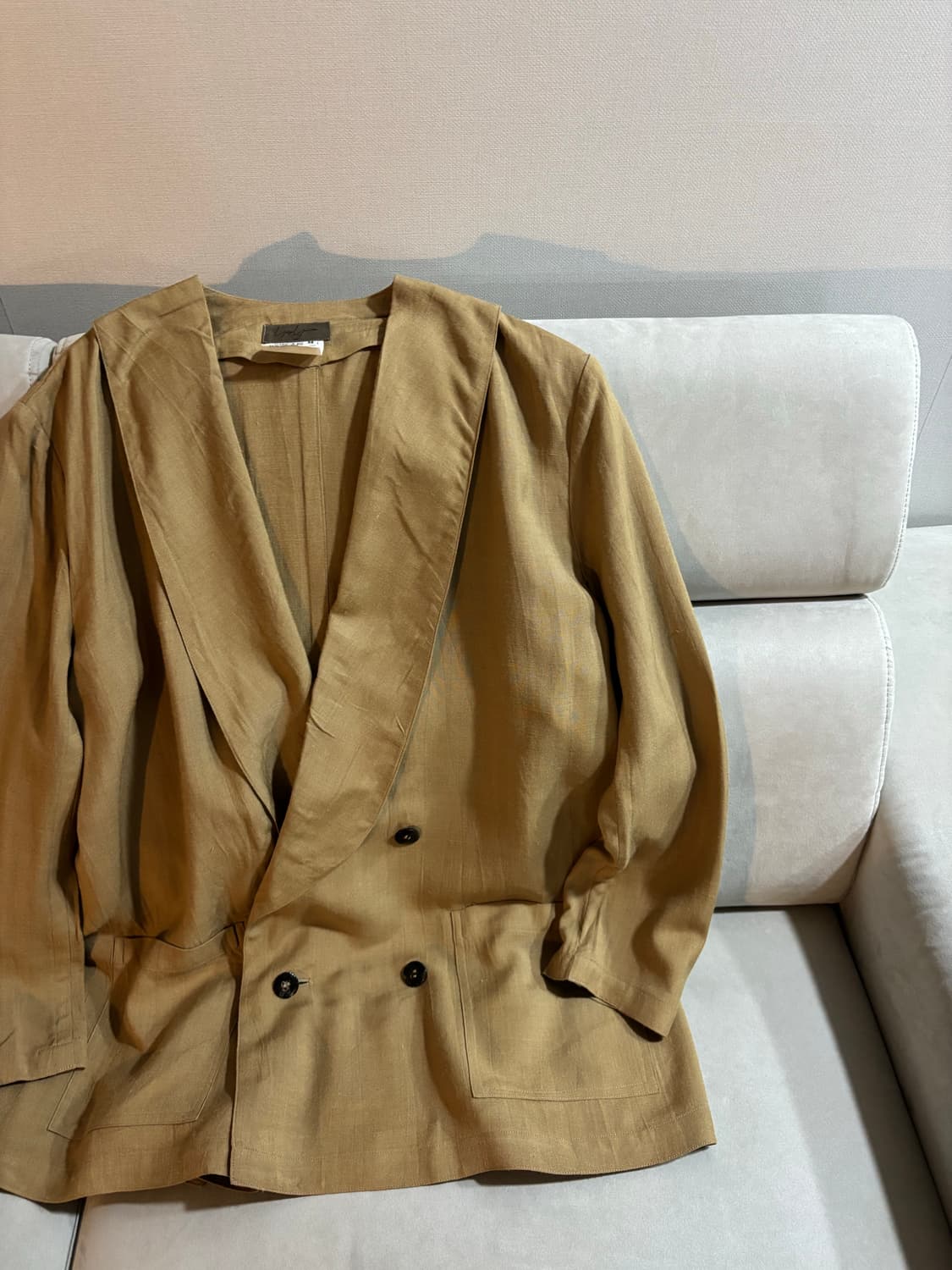 Yohji Yamamoto Linen Jacket 요지야마모토 린넨자켓 상품이미지3