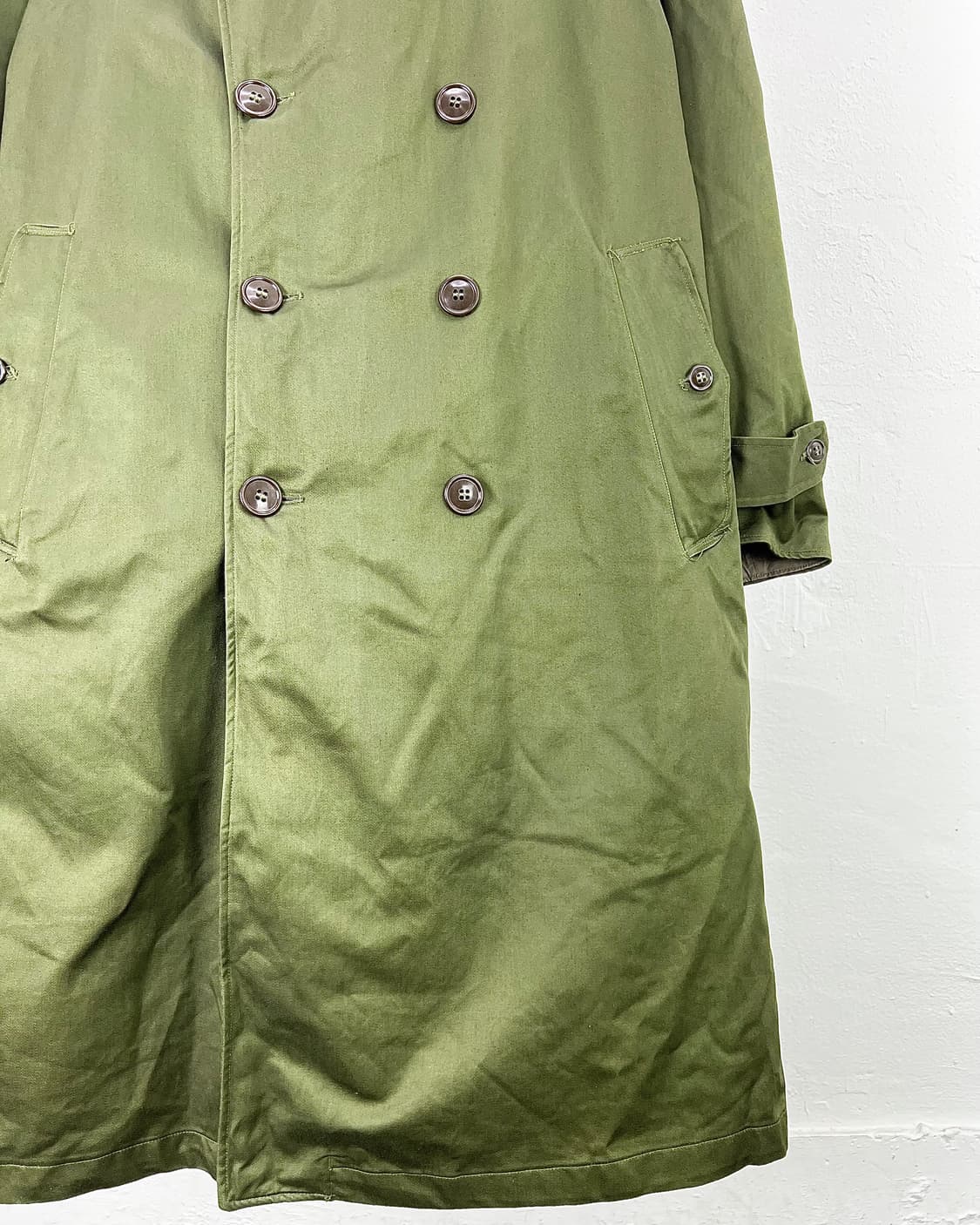 U.S.ARMY M-1950A 오리지널 카키 울 오버 코트 상품이미지5