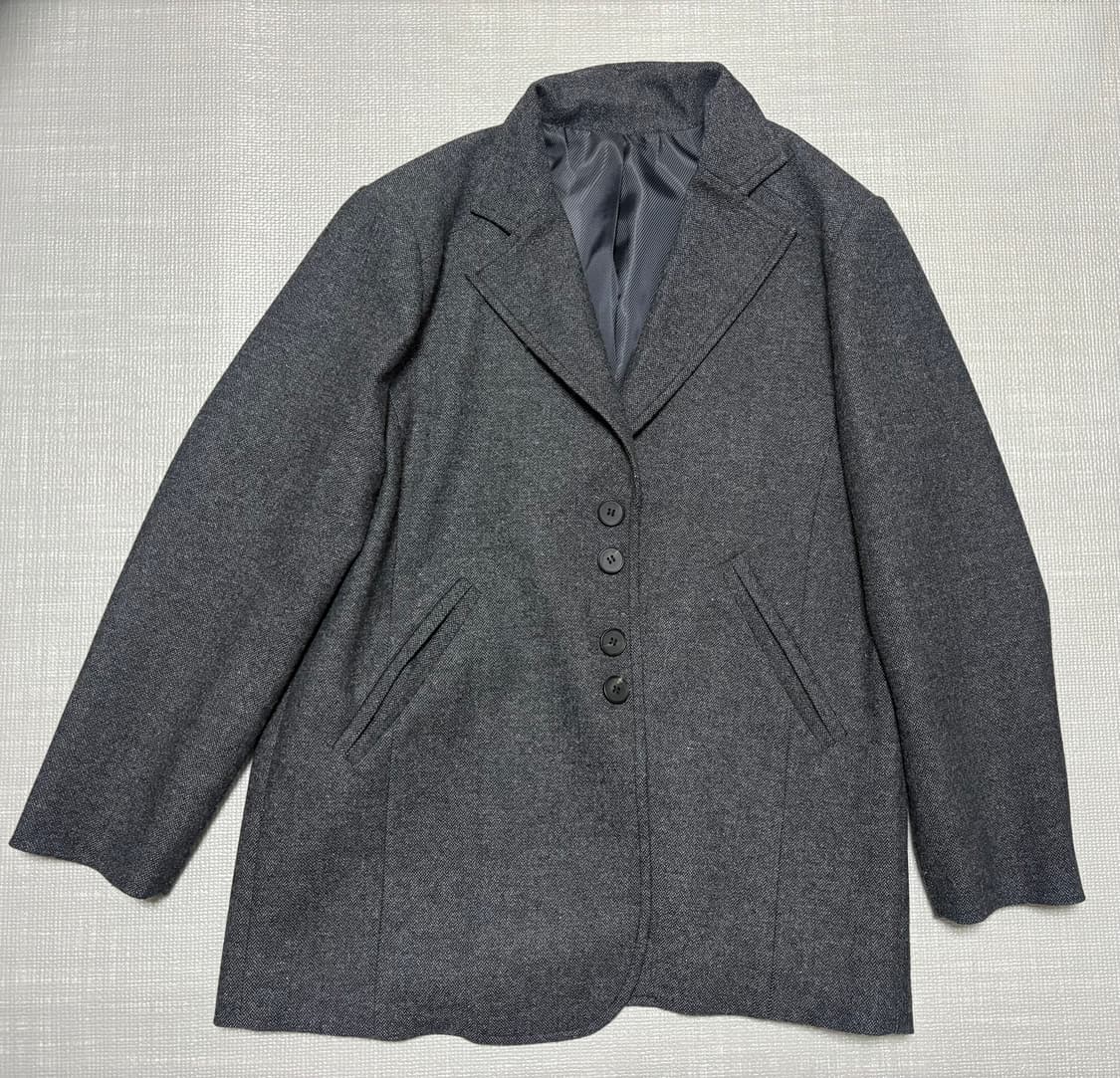 트리밍버드 Over Fit Wool Jacket [ Charcoal ] 상품이미지5