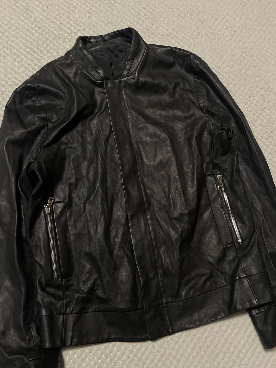 광희시장 아티잔 무드 램스킨 양가죽 레더 자켓 상품이미지8