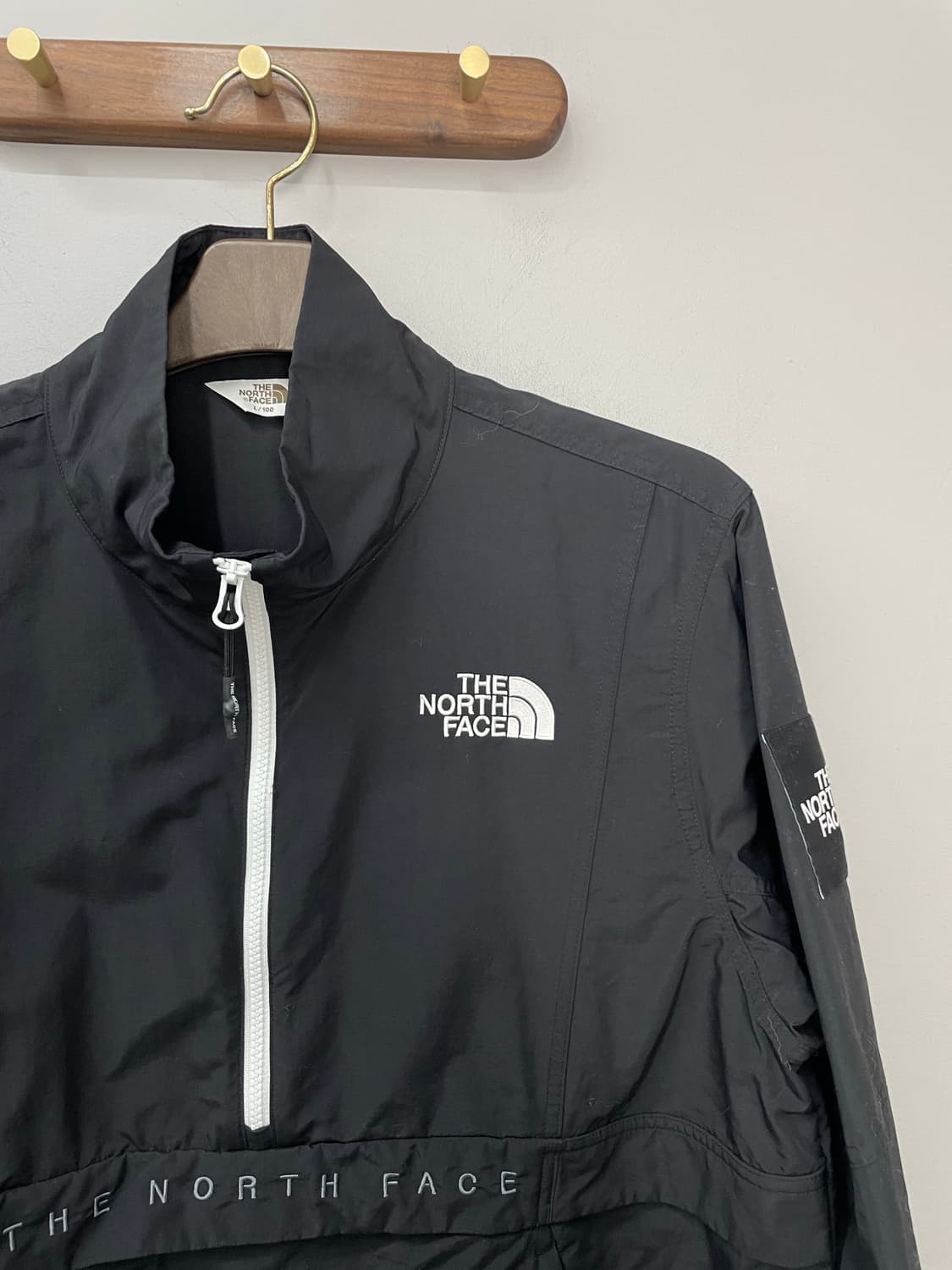 노스페이스 화이트라벨 올레마 아노락 블랙 바람막이 H1454 상품이미지3