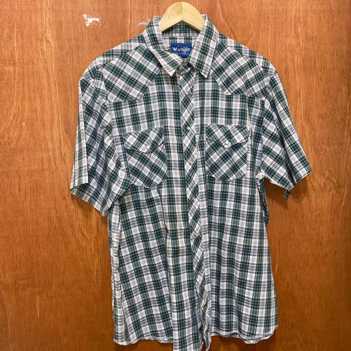 Wrangler 랭글러 웨스턴 반팔 셔츠 상품이미지1