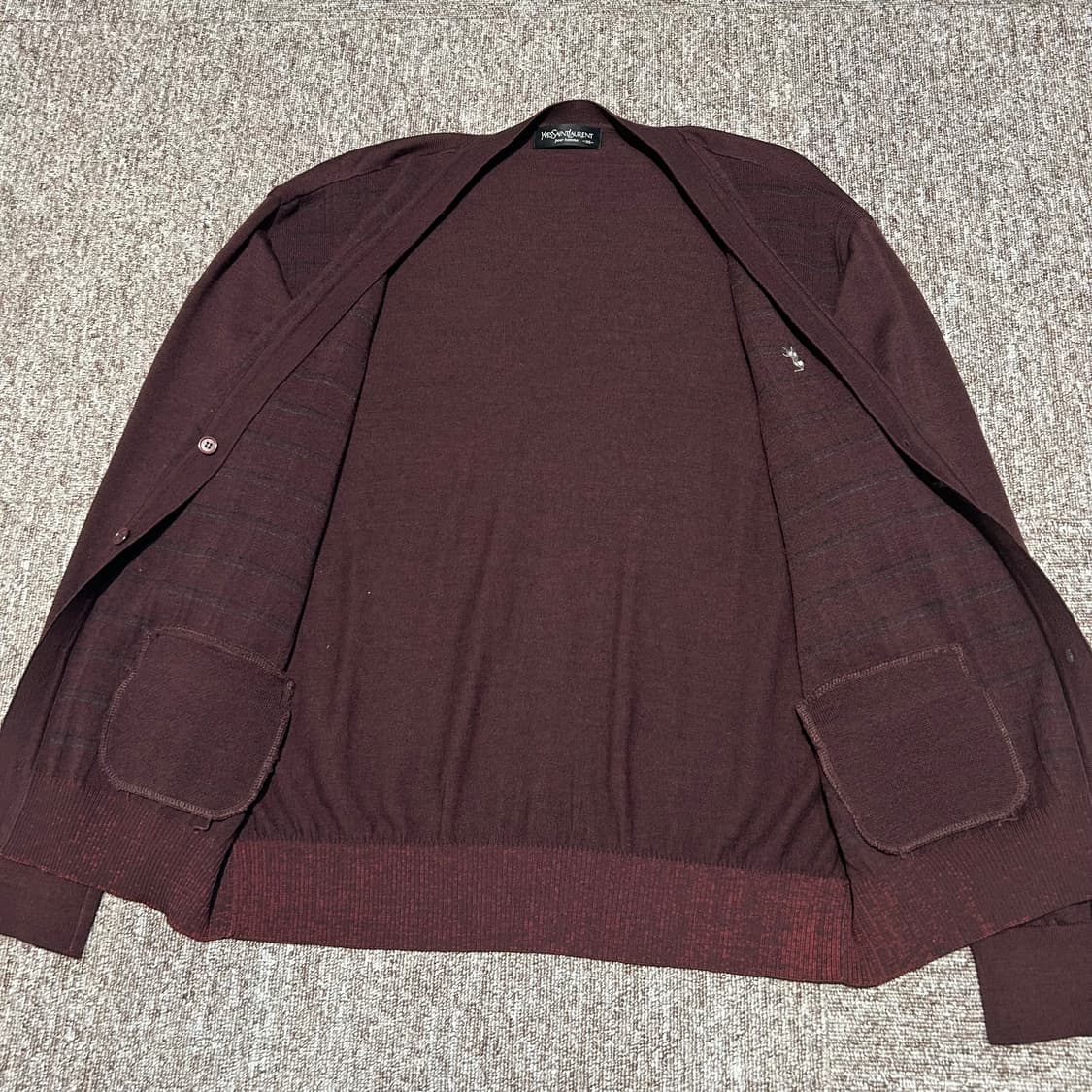 XL) YSL 입생로랑 입생로랑 니트 가디건 상품이미지5