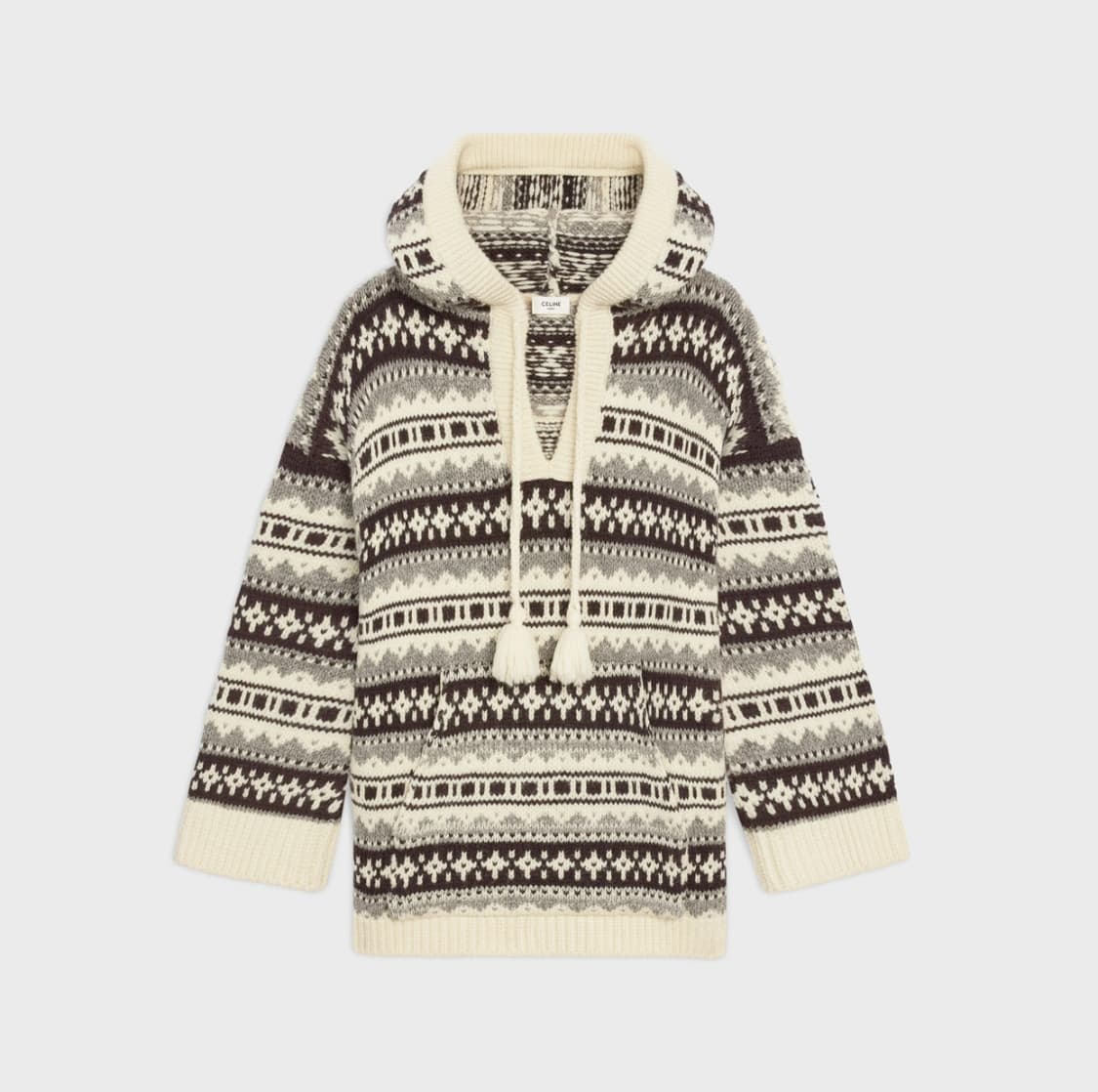 셀린느 21fw 셰트랜드 바하 후디 스웨터 (NCT 태용님 착용) M 상품이미지1