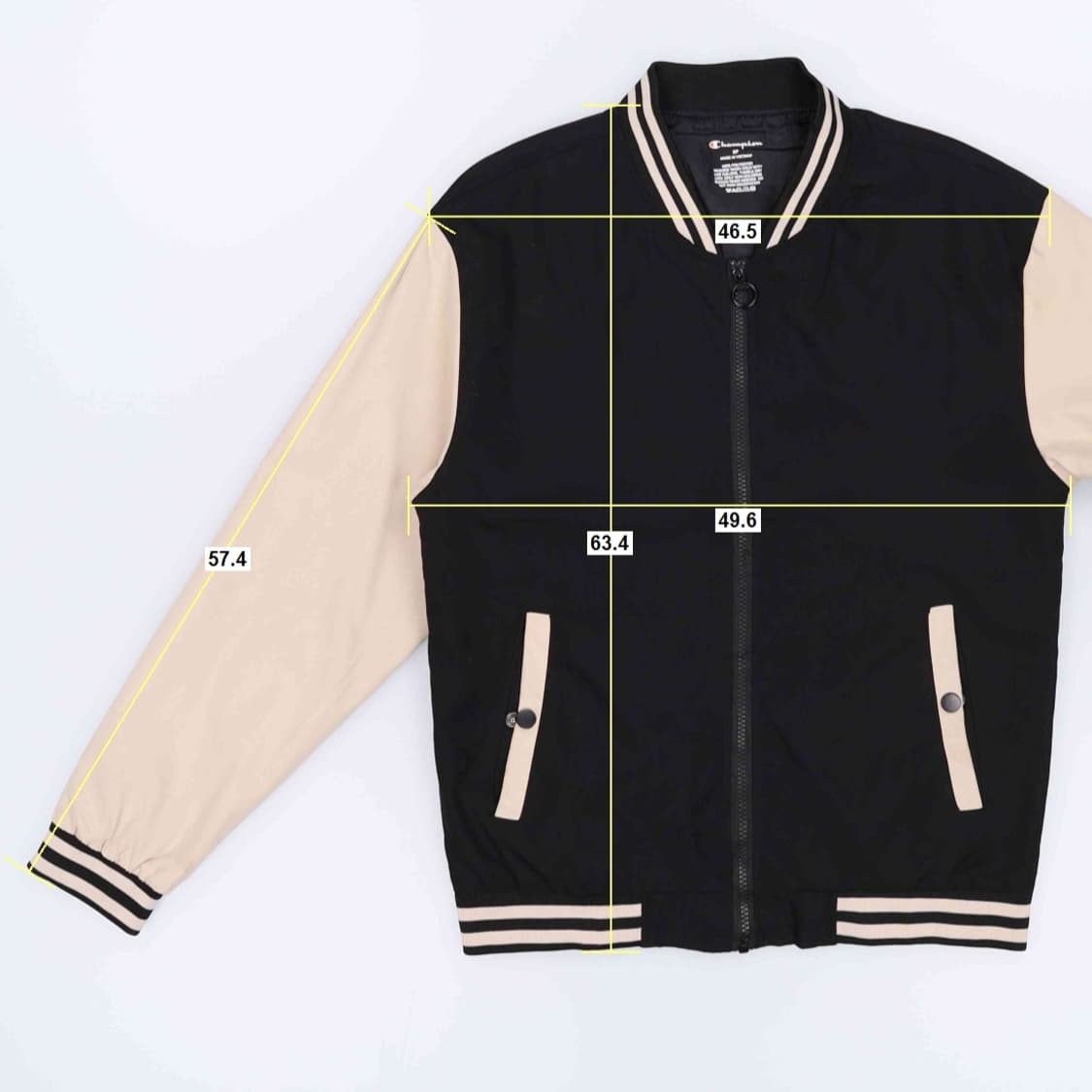 [S] 챔피언 블랙 빈티지 스타디움 바시티 자켓 3802 상품이미지9