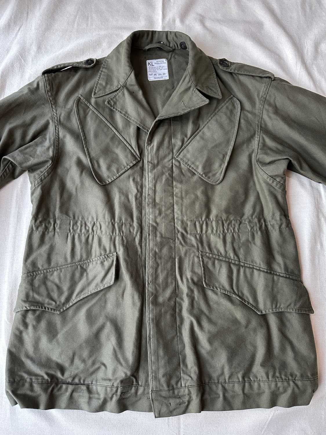 네덜란드군 80s 야상 필드 자켓 L 상품이미지4