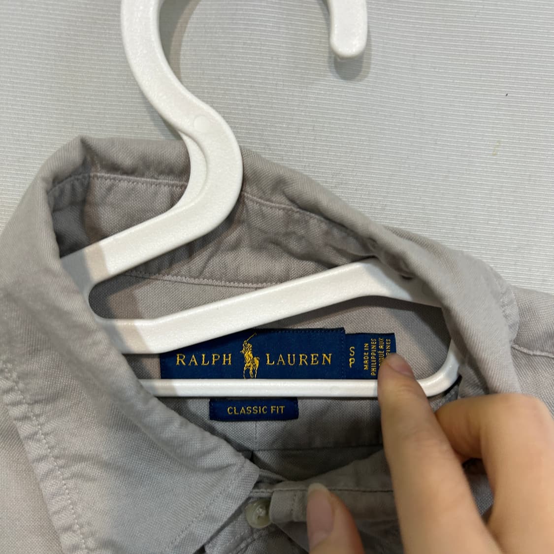 폴로 랄프로렌 클래식핏 모카베이지 셔츠 95 S 상품이미지2