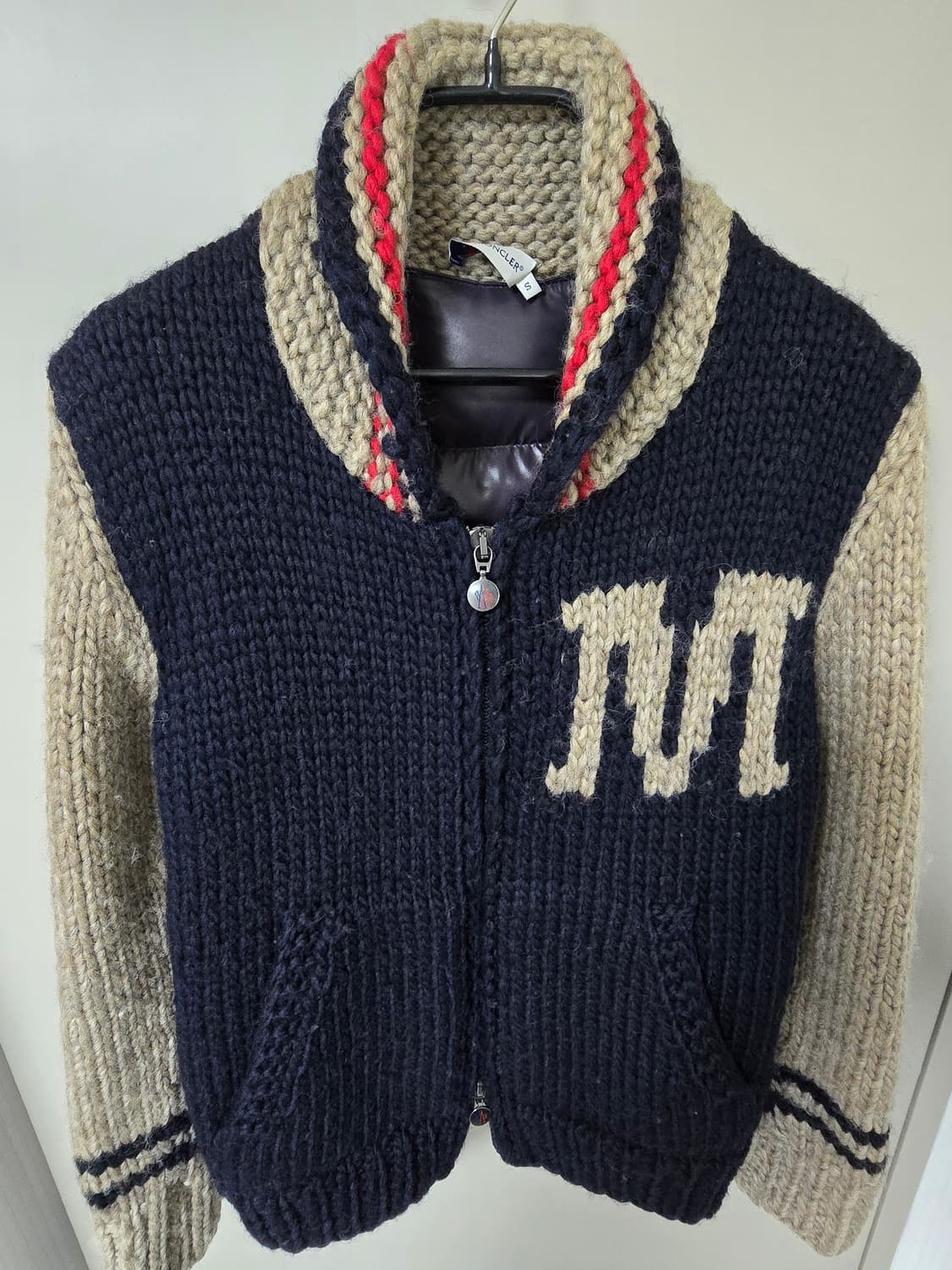 몽클레어 패딩 니트 집업 점퍼 상품이미지3