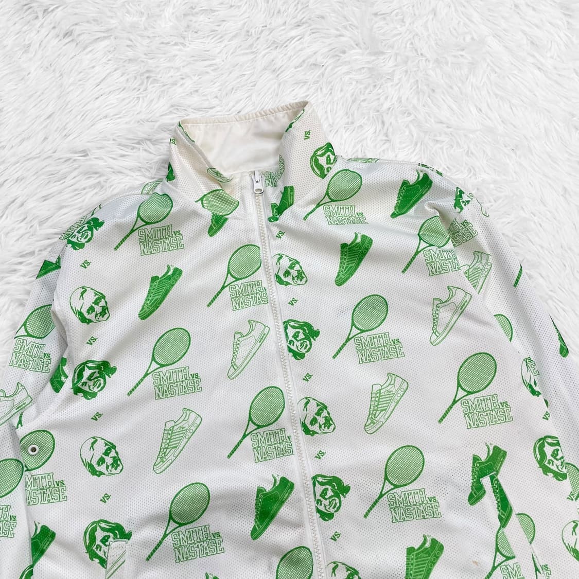 아디다스 스탠스미스 리버시블 바람막이 자켓 화이트 그린 상품이미지5