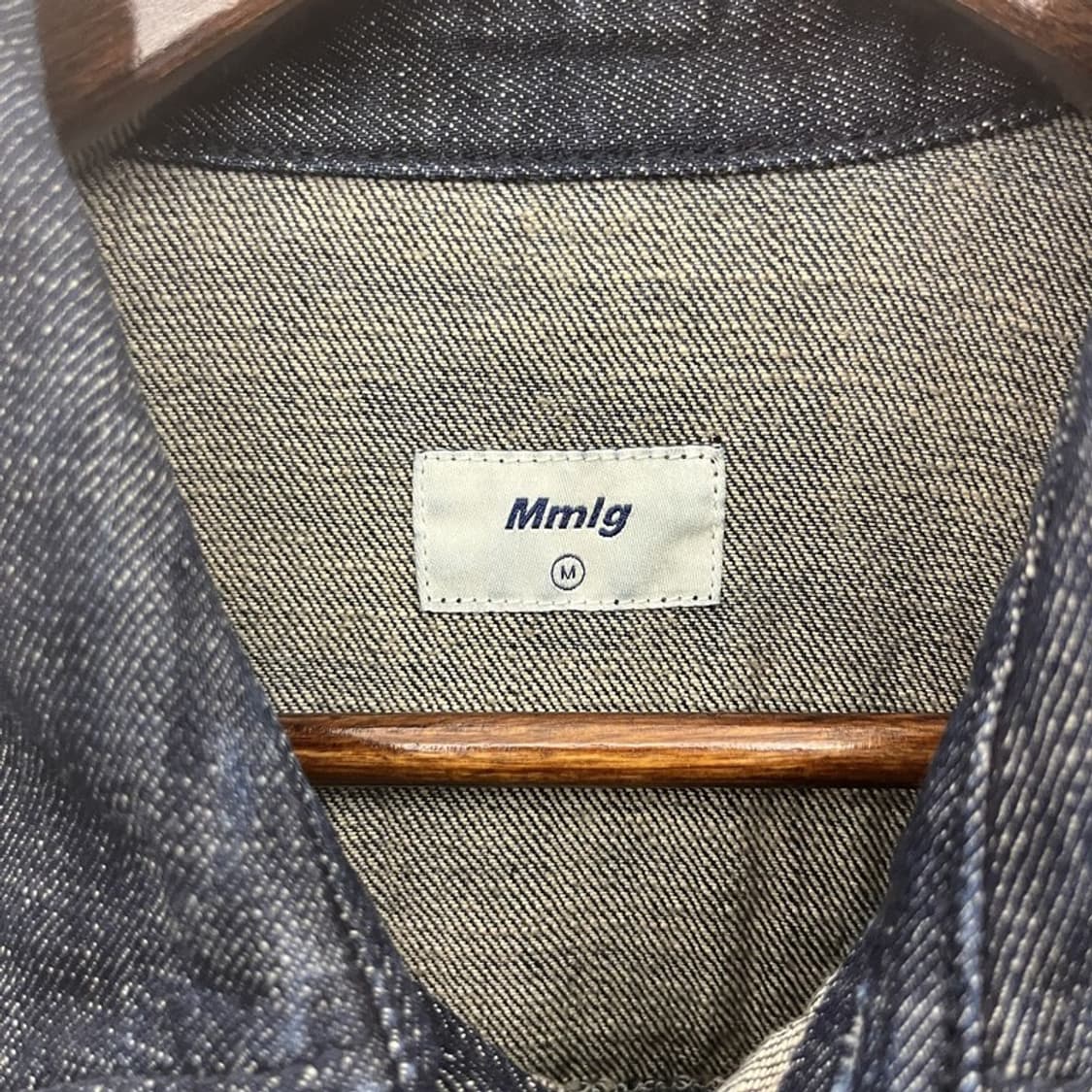 MMLG 빈티지 캐주얼 스트릿 키치 데님 셔츠 M C11796 상품이미지5