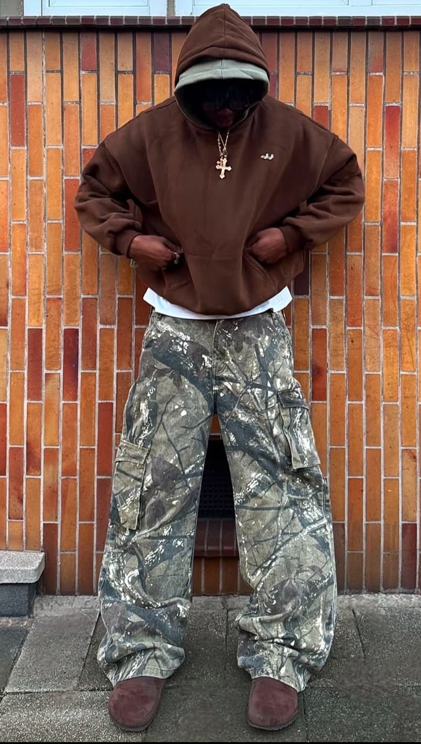 리얼트리 카모 더블니 카펜더 팬츠 M사이즈 바지(칼하트,스투시,슈프림) 상품이미지5