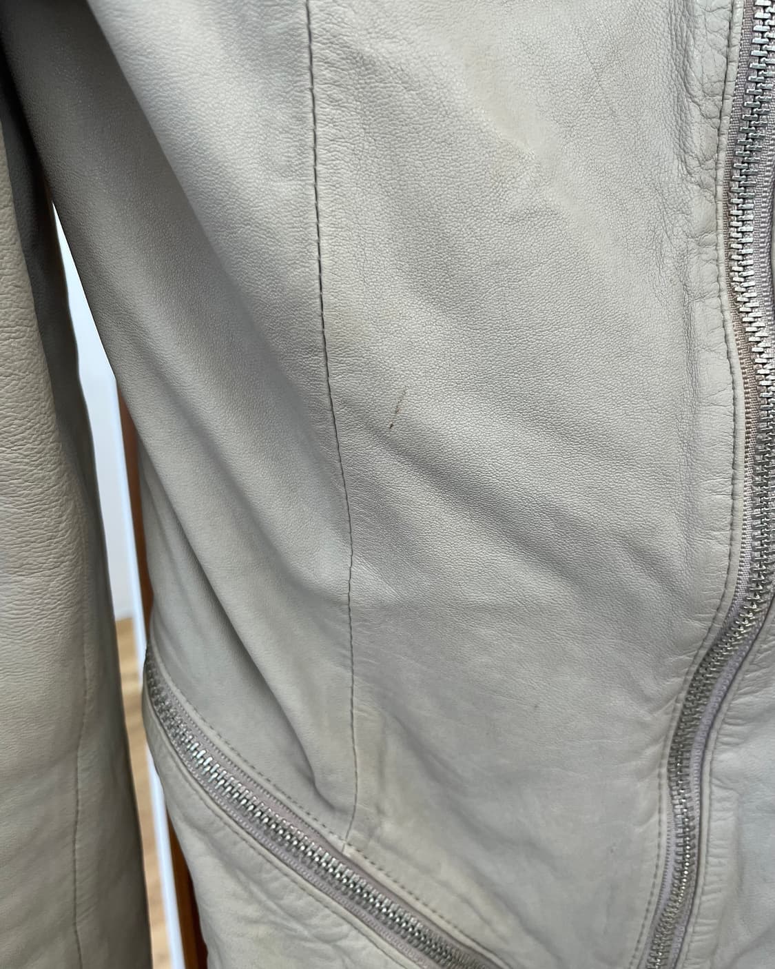 지퍼 디테일 레더 자켓 상품이미지9