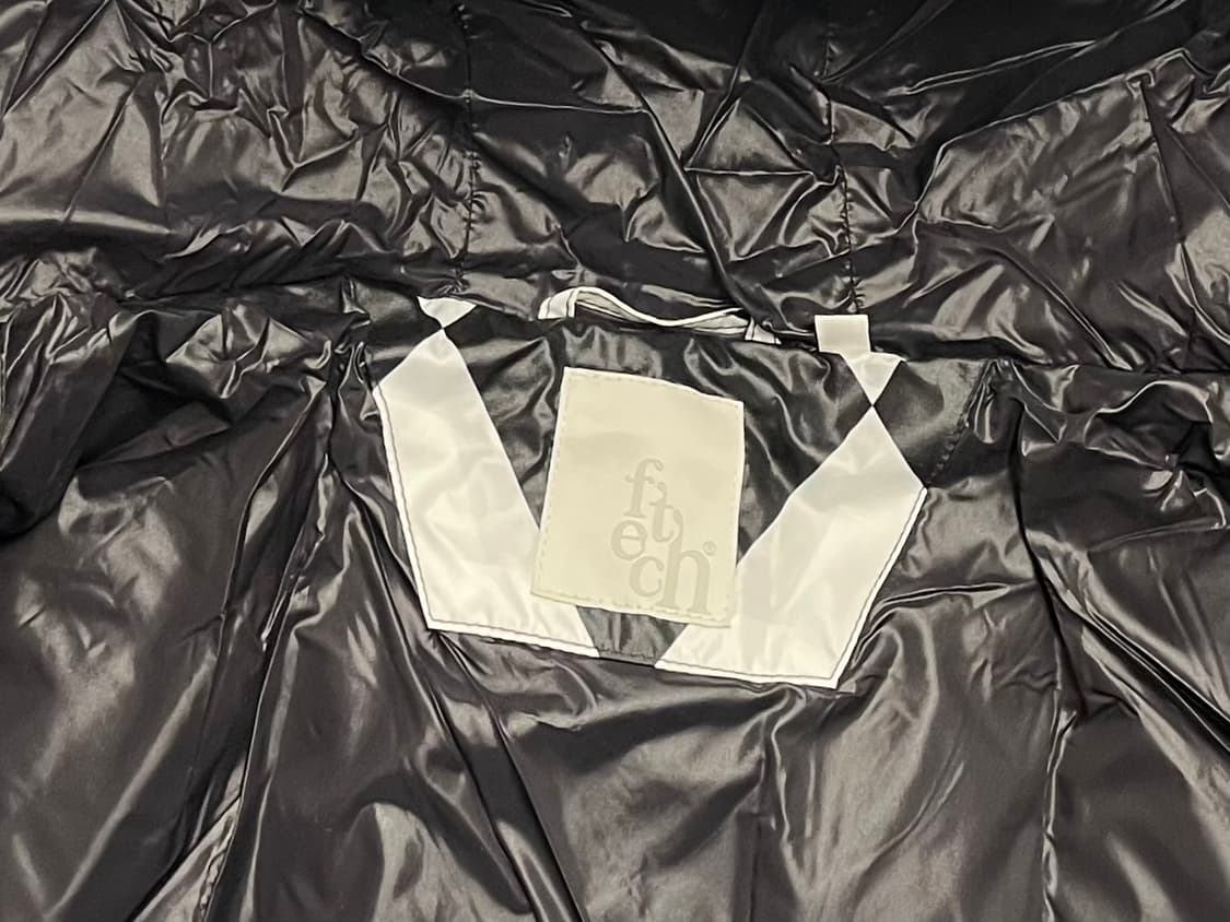 [105] FETCH SUNDAY 패치 다이아몬드 패턴 후드 패딩 L 상품이미지6