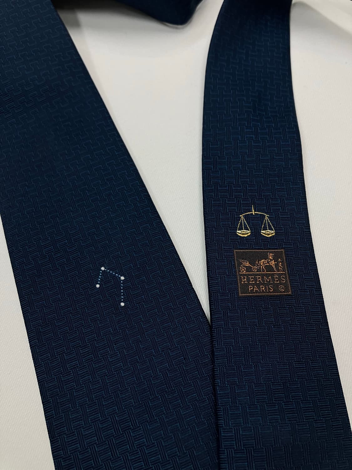 에르메스 별자리 실크 넥타이 상품이미지7